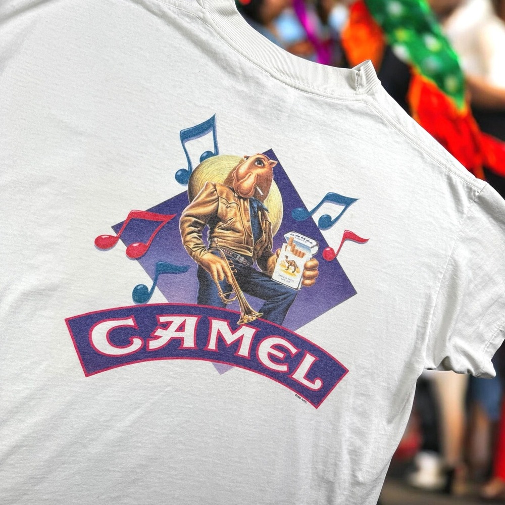 Rare Vintage Camel Joe "Cinco de Mayo" T Shirt Men XL 1992 Made USA Jazz Trumpet